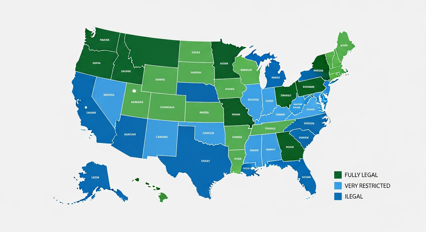 US Online Gambling Laws: State-by-State Payment Processing Guide 2025